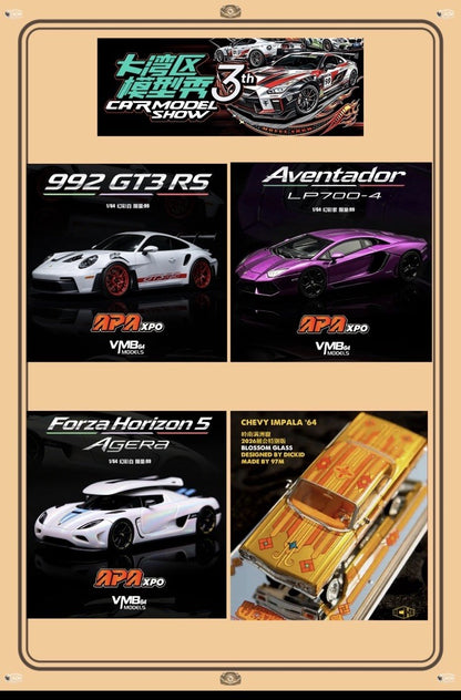 2026 Foshan APAxpo Pre-order Proxy Fee 1/64 Mortal GCD MiniGT PGM Diecast Model Hot Wheels