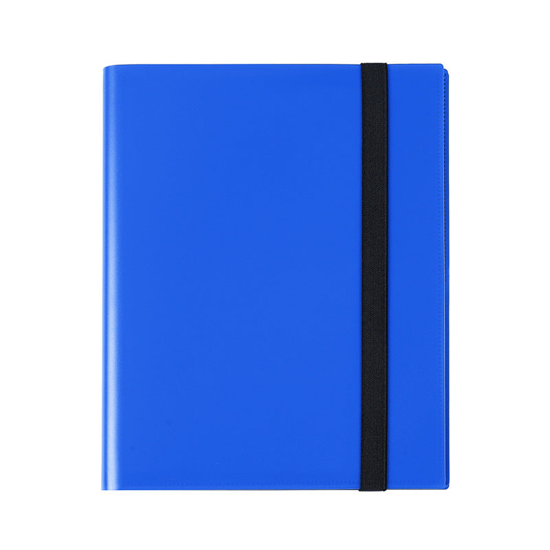 4 Pocket PP TCG CCG Card Binder with Elastic Strap Trading Card Storage Album