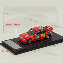 1/64 DCM 190E W201 #35 Red Pig Modified Diecast Metal Car Limited