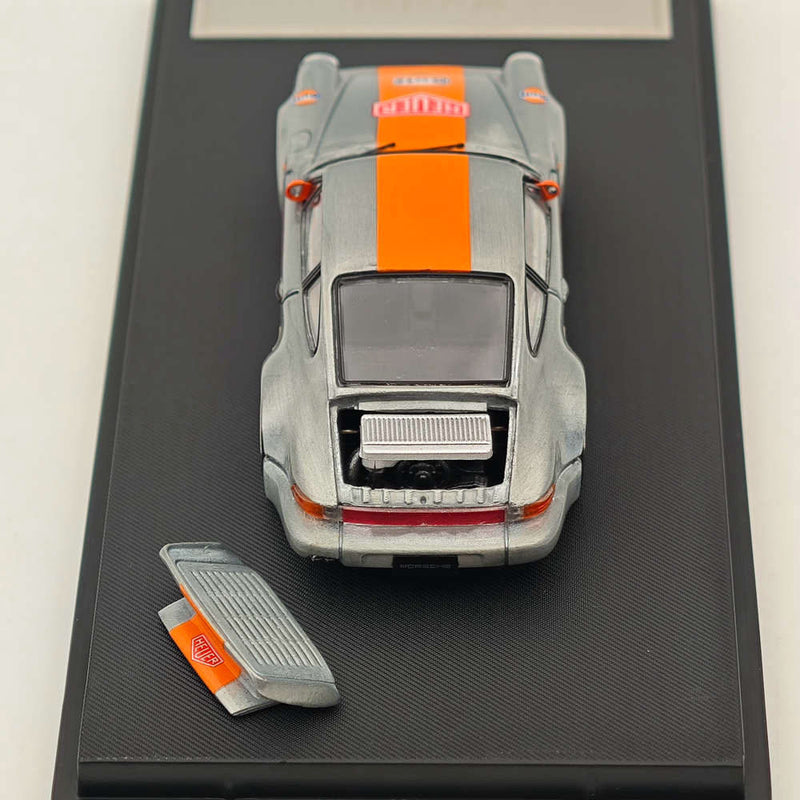 Master 1:64 Reins Porsche 930 Black Bird 2024 HEC Gulf Diecast Toys Car Models Collection Gifts Limited Edition