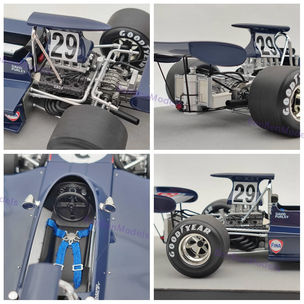 1/18 Tecnomodel March Ford 731 ltaly GP 1973 David Purley Resin Model TM18-289E