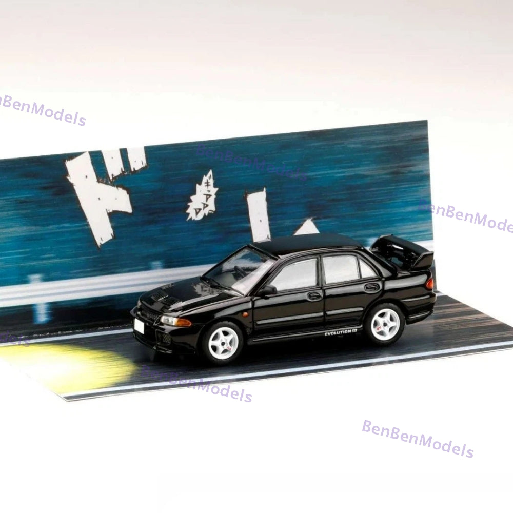 1/64 Hobby Japan Lancer RS Evolution III INITIAL D HJDMD004 Black