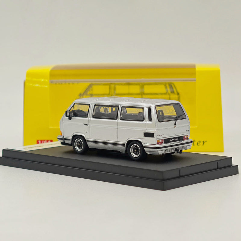 Master 1:64 Porsche B32 & VW T3 Multivan 1985 Van HellaFlush Diecast Toys Car Models Miniature Hobby Exquisite Gifts