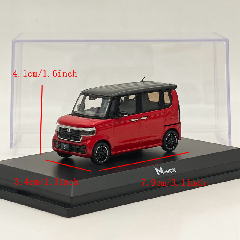 Hobby Japan 1/43 Honda N-BOX Custom Premium Crystal Red Metallic HJ431006RM