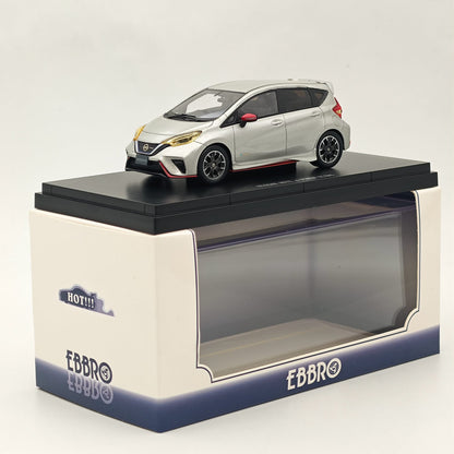 1/43 EBBRO 45440 NISSAN NOTE e-POWER NISMO 2017 Silver Resin Model Car Collection