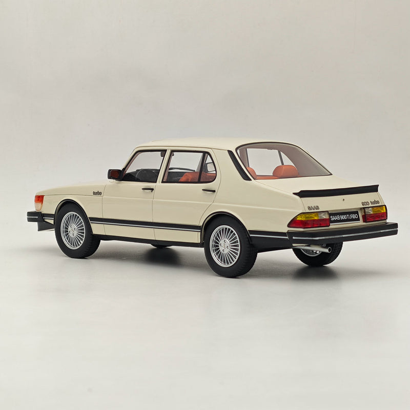 Cult 1/18 SAAB 900 Turbo 4-door 1981 CML099-2 Resin Model Car Collection White