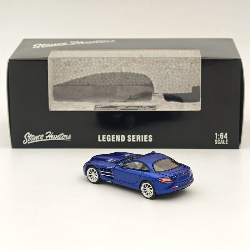 1/64 Stance Hunters MERCEDES BENZ MCLAREN SLR Blue LEGEND SERIES VHTF Diecast Model Car Collection