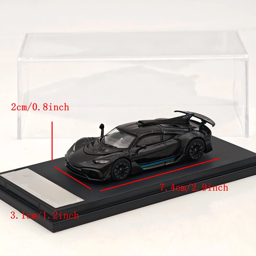 Original Model 1:64 AMG ONE Supercar Black Limited Edition Diecast Model Car