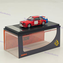 1:64 DCM Red Rally BMW M3 E30 Coupe Widebody Sports Diecast Model Car Limited