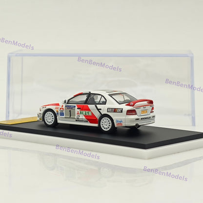 1/64 MK Miniatures Mitsubishi Galant VR-4 White #1 APA xpo Diecast Metal Car