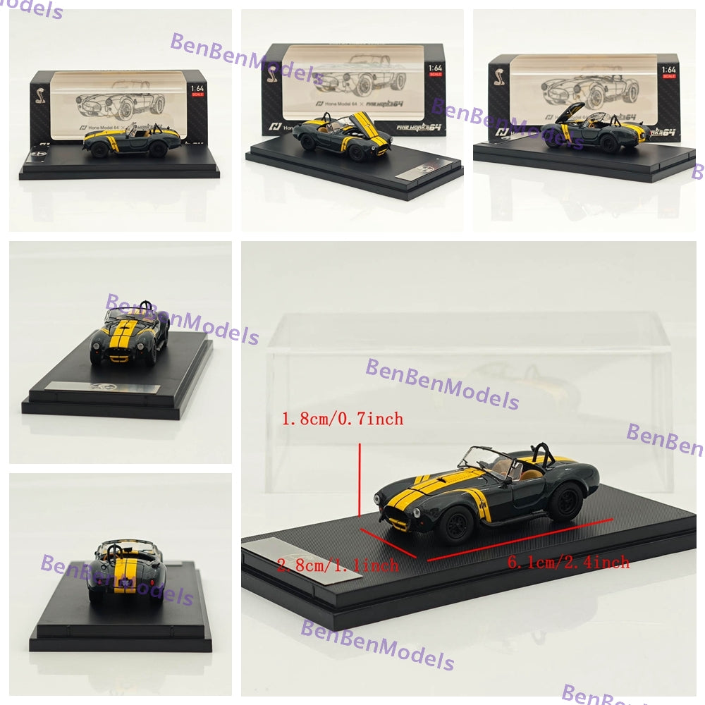 1/64 Fine Works SHELBY COBRA 427S/C Hone Model 64x Open Top Edition Diecast