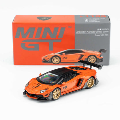 Minigt 1:64 Aventado Limited Edition Alloy Diecast Car Model 1133 Collectible Gift