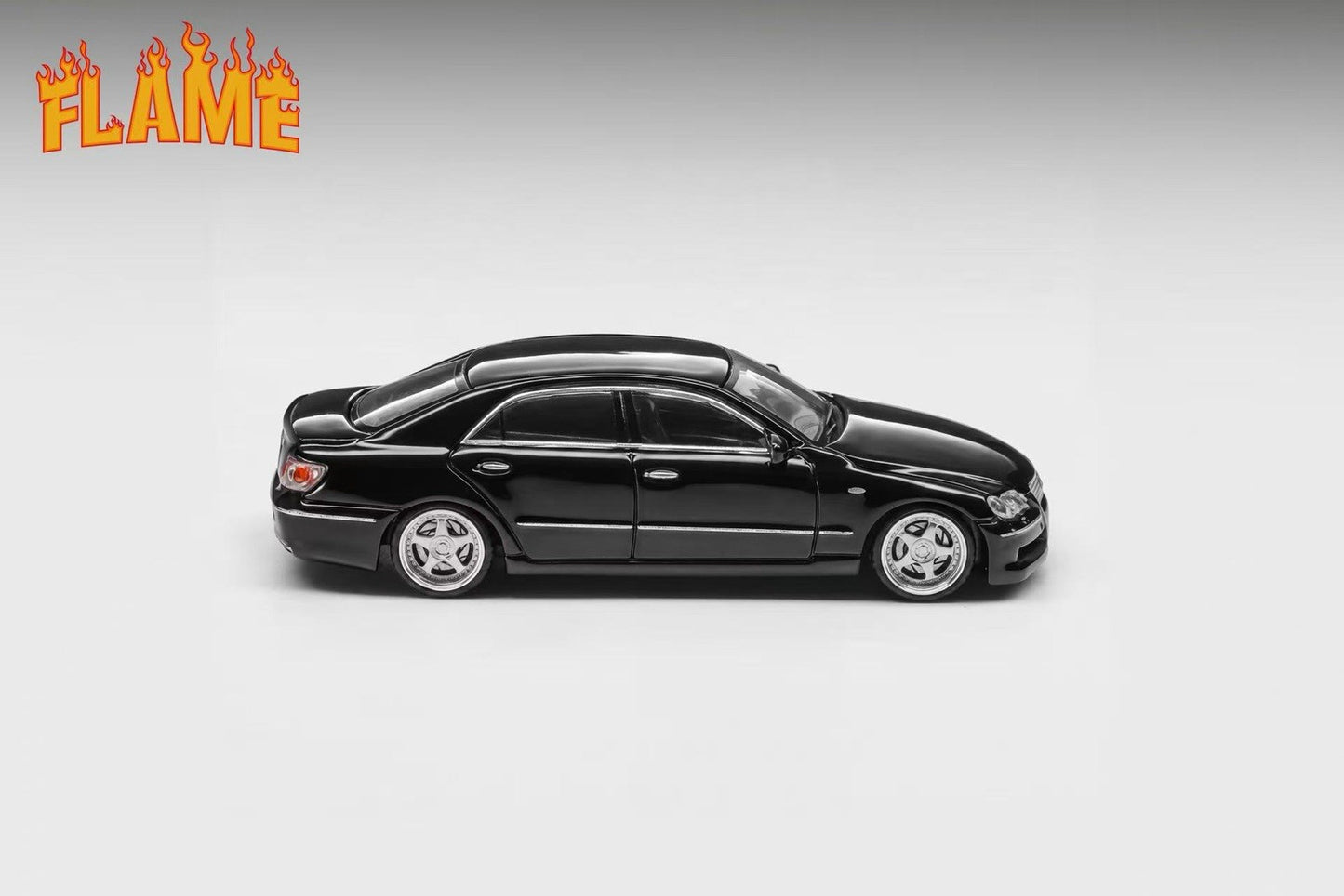 Flame 1/64 Toyota MarkX Classic FR JDM Sedan Gloss Diecast Toys Car Limited 999