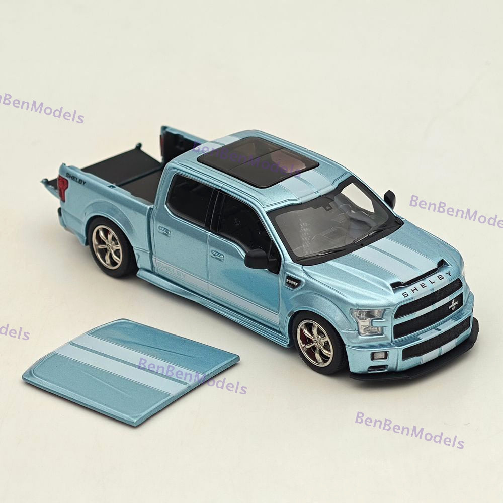 1:64 Funny Model F-150 Shelby Super Snake Pickup Sport Truck Model Diecast