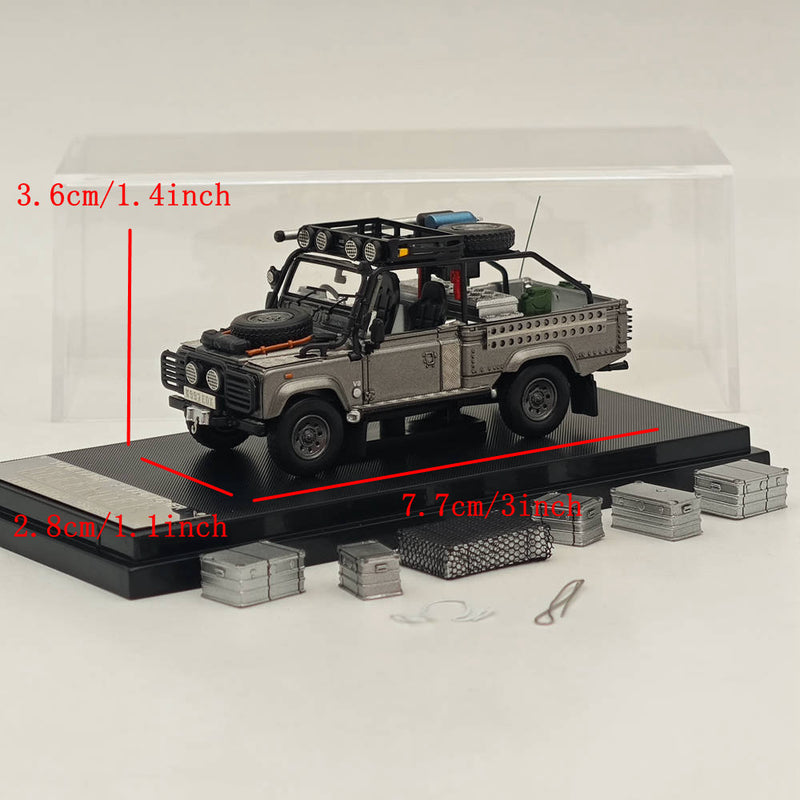 1:64 SW Land Rover Defender 110 SUV Pickup ORV Sports Diecast Models Collection