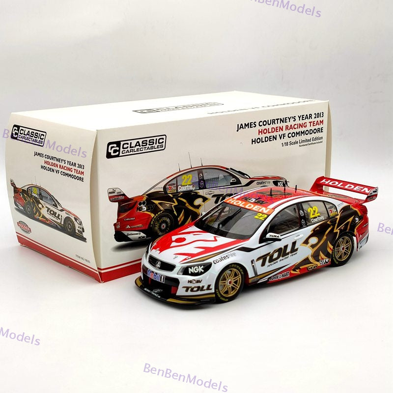 1:18 Classic Carlectables James Courtney's 2013 Holden VF Commodore #22 Supercar