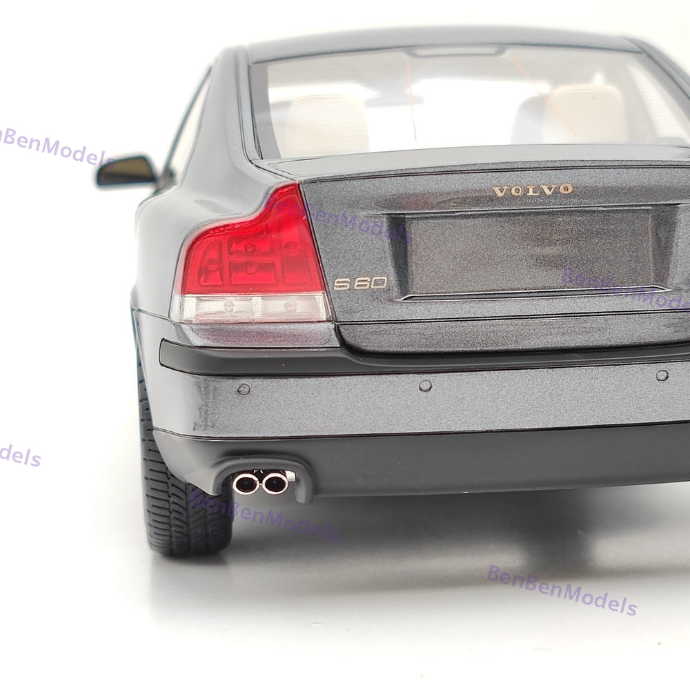 DNA Collectibles 1/18 Volvo S60 R 2003 DNA000107 Resin Model Car Grey Metallic