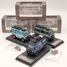 Master 1:64 Land Rover Defender Van Camp Gulf Diecast Toys Car Models Miniature Vehicle Hobby Collectible Gifts