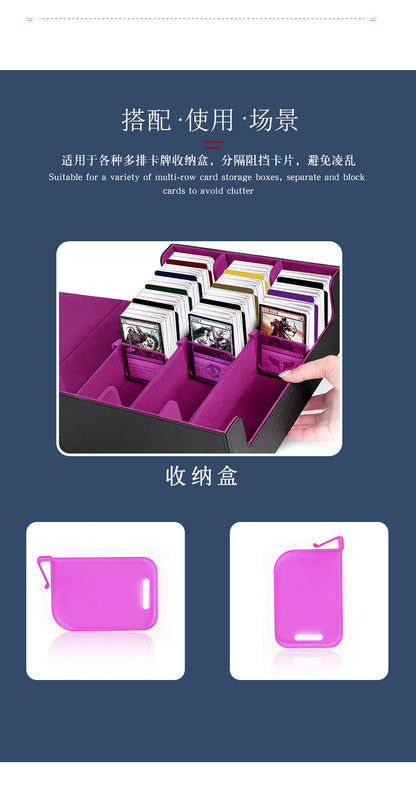 10pcs PP Plastic Card Divider Clips TCG CCG OCG PTCG Deck Box Card Partition