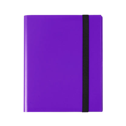 4 Pocket PP TCG CCG Card Binder with Elastic Strap Trading Card Storage Album