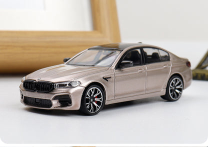 HM 1:64 Scale M5 F90 Four-Door Coupe Die-Cast Toys Car Model Collection 5 Series