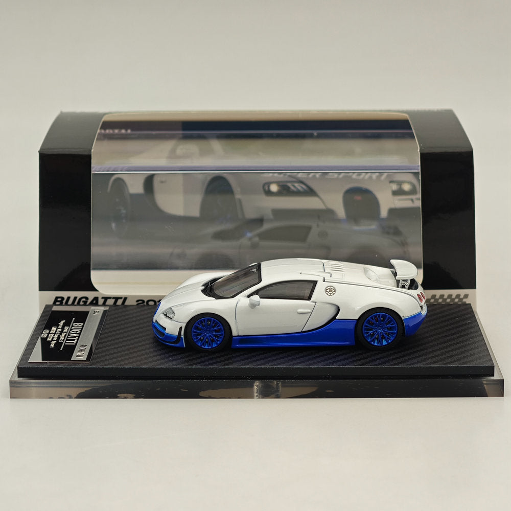 Mortal 1:64 Bugatti Veyron Super Sport Car Models Diecast Toys Collection Gifts Miniature Metallic Two-Tone