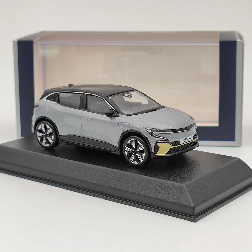 Norev 1/43 Megane E-Tech 100% Electric Gray Diecast Model Car Limited Collection