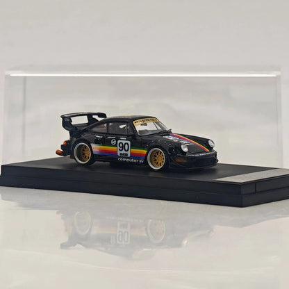 SW 1:64 911 993 Apple #90 #89 Racing Sports Model Alloy Model Car