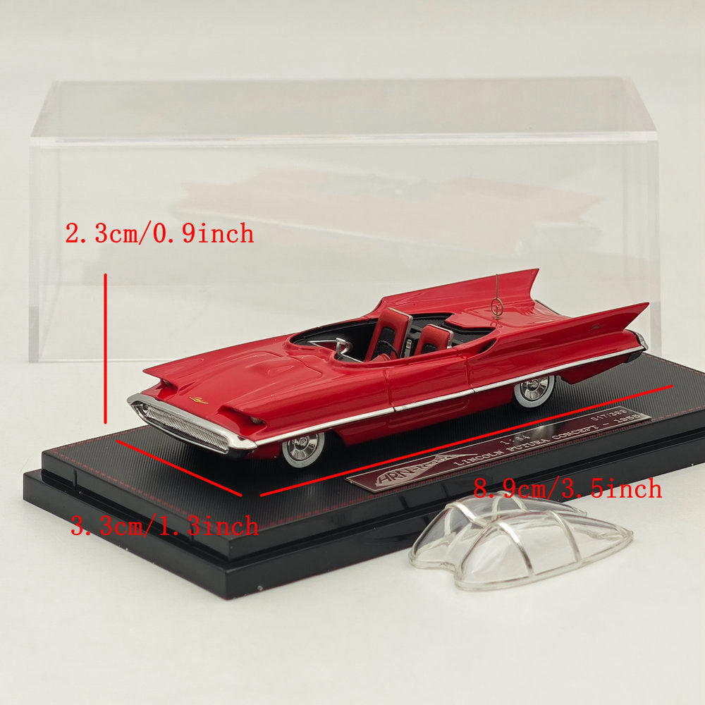 1/64 HRN Model 1955 FUTURA CONCEPT Minichamps Red Diecast Models Car Collection