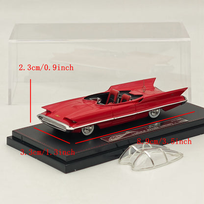 1/64 HRN Model 1955 FUTURA CONCEPT Minichamps Red Diecast Models Car Collection