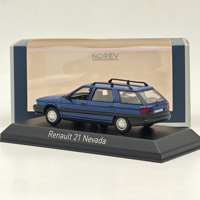 1/43 Norev Renault 21 Nevada 2018 Diecast Model Cars Limited Collection Blue