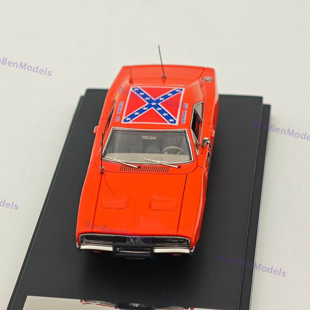 1:64 Mini Forge 1969 Charger General Lee Red Diecast Metal Car Limited