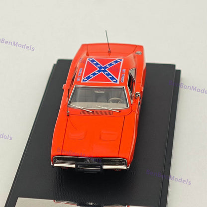 1:64 Mini Forge 1969 Charger General Lee Red Diecast Metal Car Limited