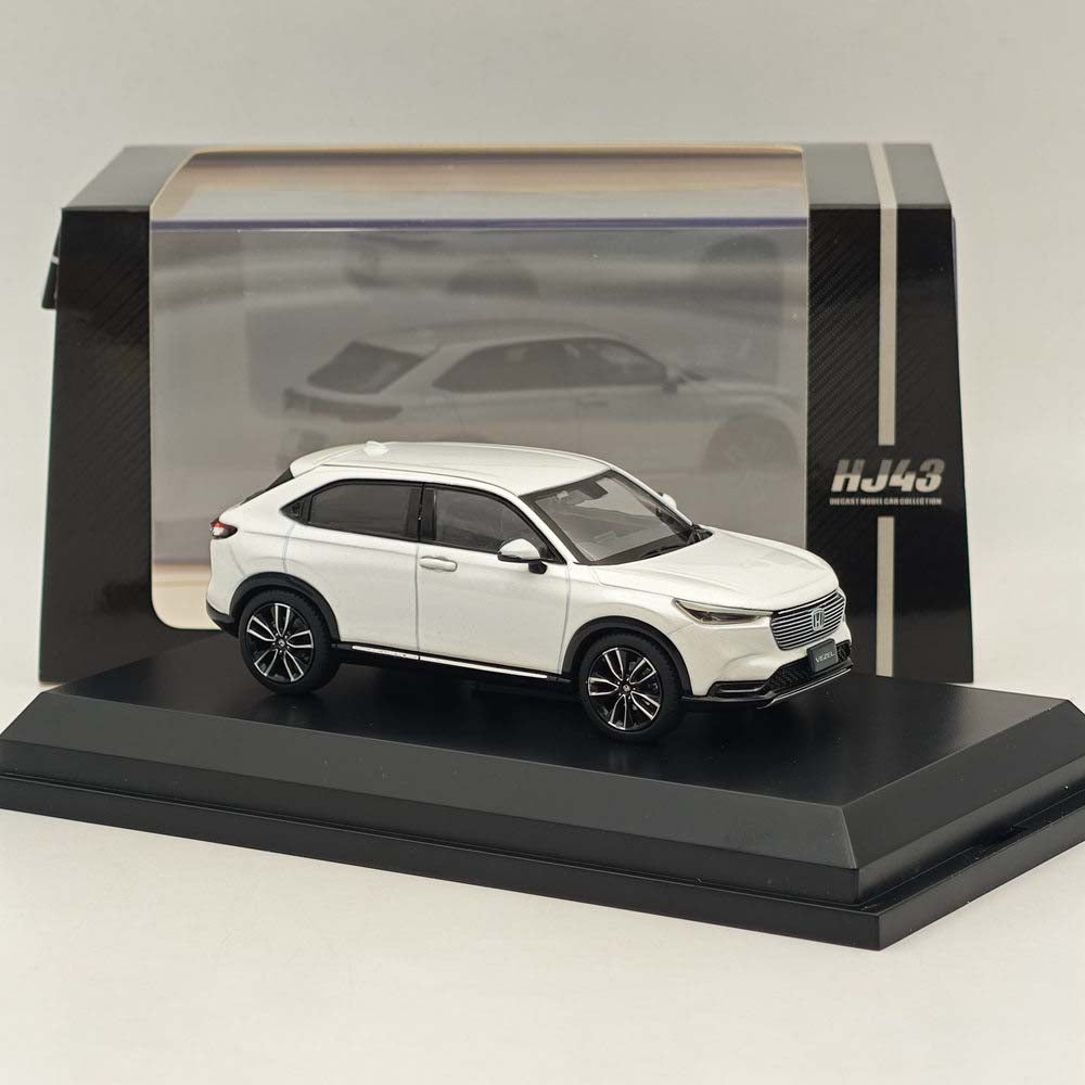 Hobby Japan 1/43 Honda VEZEL Premium Sunlight White Pearl HJ431002SW Diecast Model Car Limited Collection