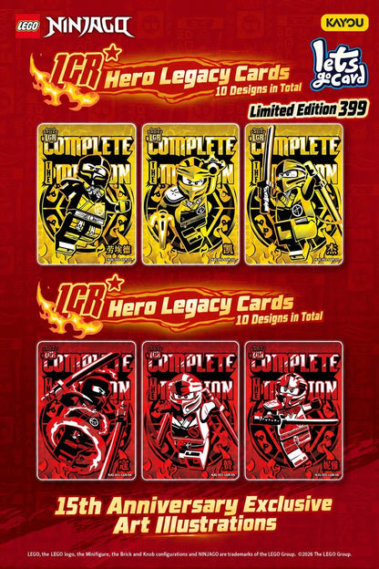 Kayou LEGO Ninjago Awakening Series 1 Booster Box collectible card