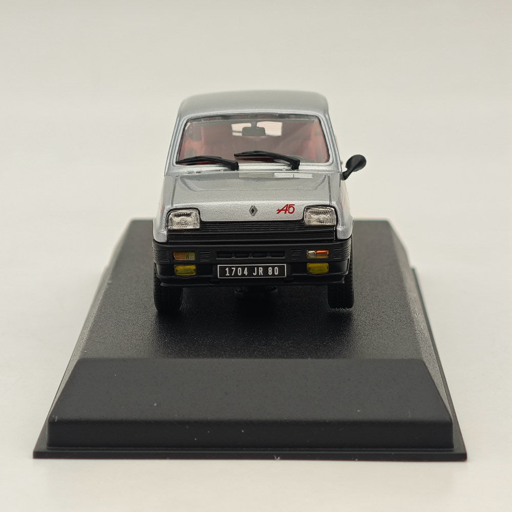 Modèle réduit de voiture moulé sous pression Norev Renault 5 Alpine 1980, collection limitée, argent, 1/43 