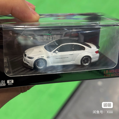 Fine Model Shenzhen Cool Car Show Limited 1:64 E92 M3 LBWK Widebody Car Models Gifts