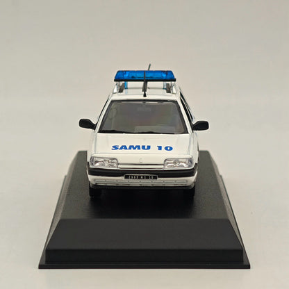 Modèle réduit de voiture moulé sous pression Norev RENAULT 21 NEVADA 1991 SAMU 10, 1/43, collection blanche 