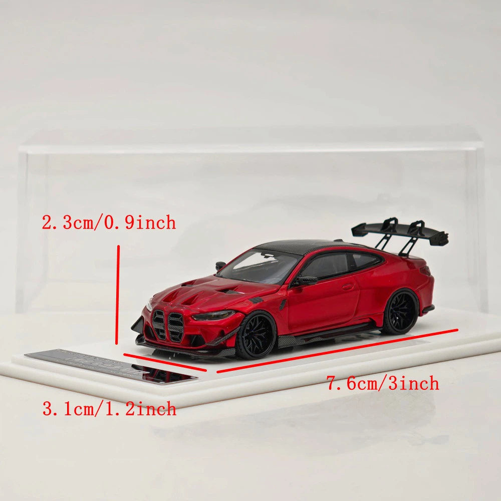 Street Weapon SW 1/64 M4 G82 GTR Lightning Purple Full Widebody Kit Diecast Model Car Limited Edition