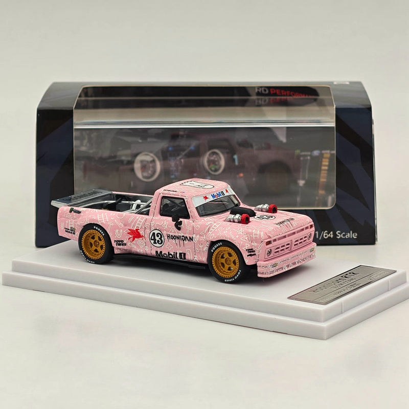 SW 1:64 Ford 1965 Mustang RTR F150 Pickup Sports Pink Diecast Model Limited