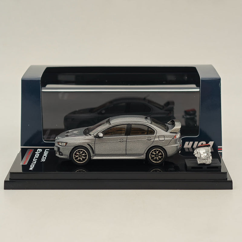 Hobby Japan 1/64 Mitsubishi Lancer Evolution X Final Edition Gray HJ642053AGM