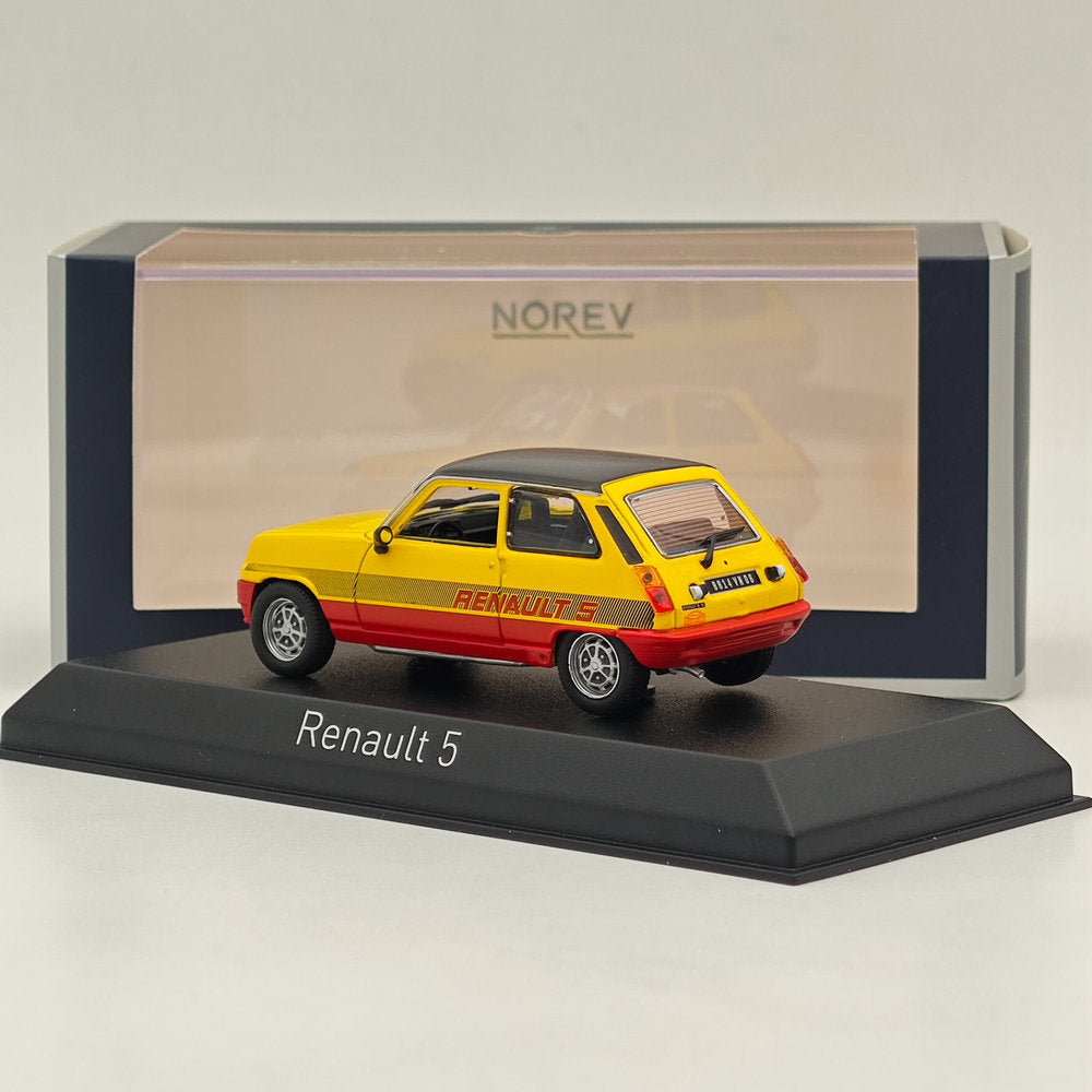 1/43 Norev Renault 5 TS 1978 Monte Carlo Yellow Diecast Model Cars Collection