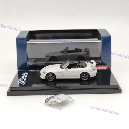 1/64 Hobby Japan S2000 Type S (AP2) Platinum White Diecast Model HJ641020SPW