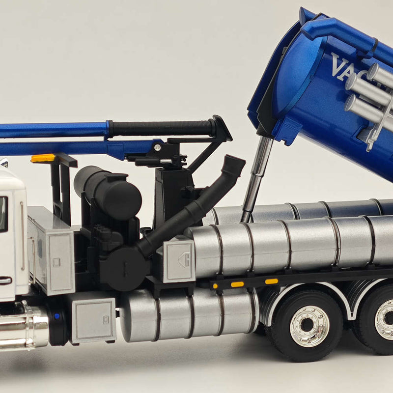 FIRST 1/50 Kenworth T880 with Vactor 2100i BLUE 50-3484 DIECAST Model Truck