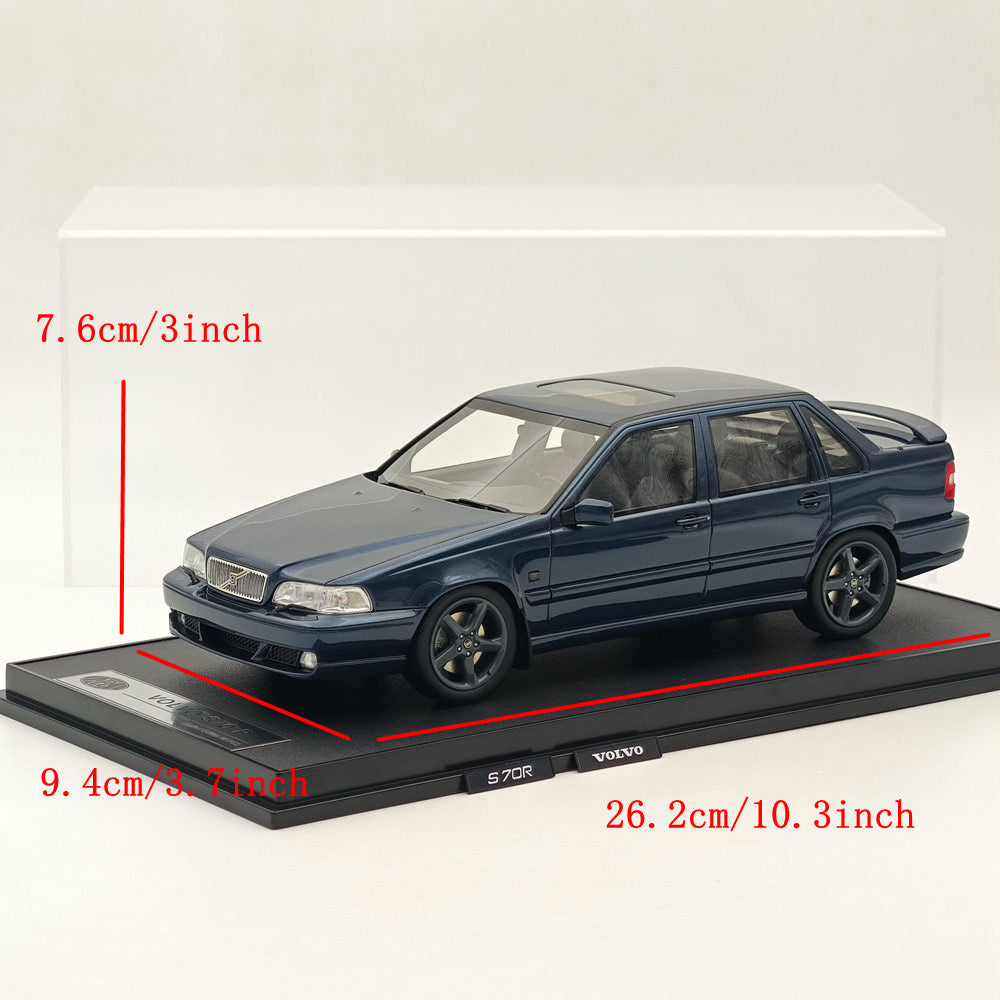 RAM Collectibles 1:18 VOLVO S70R 1998 RM-0010 Modèle de voiture en résine Édition limitée Bleu 