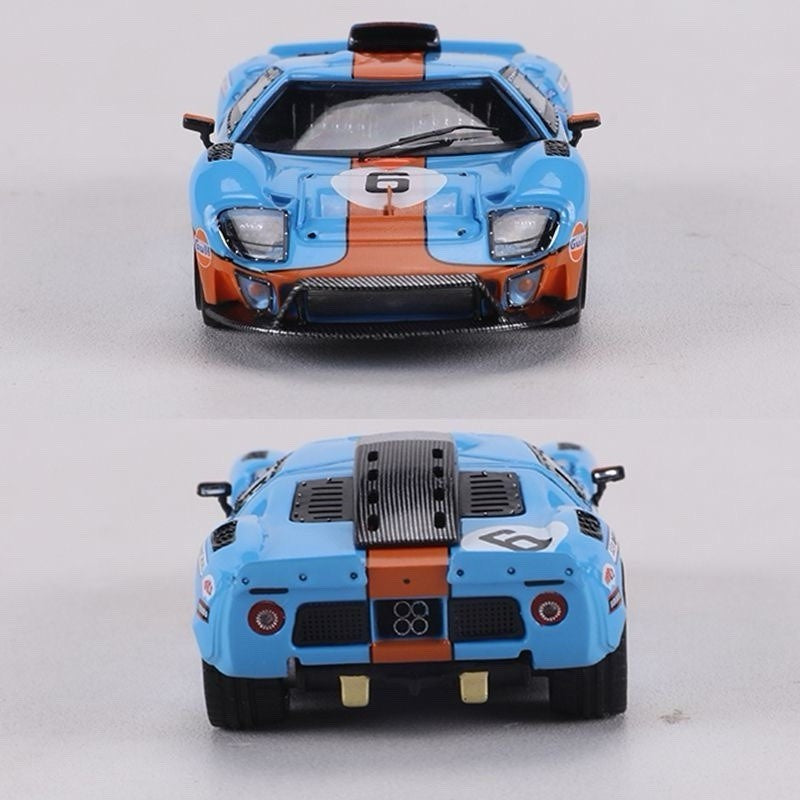 RM 1:64 GT40 Racing Diecast Toys Car Model - Magnetic Hood Collectible gift Blue
