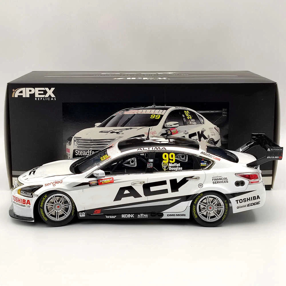 Apex 1/18 #99 - MOFFAT / DOUGLAS 2015 - BATHURST 1000 AD80813 Diecast Models Car Limited Collection