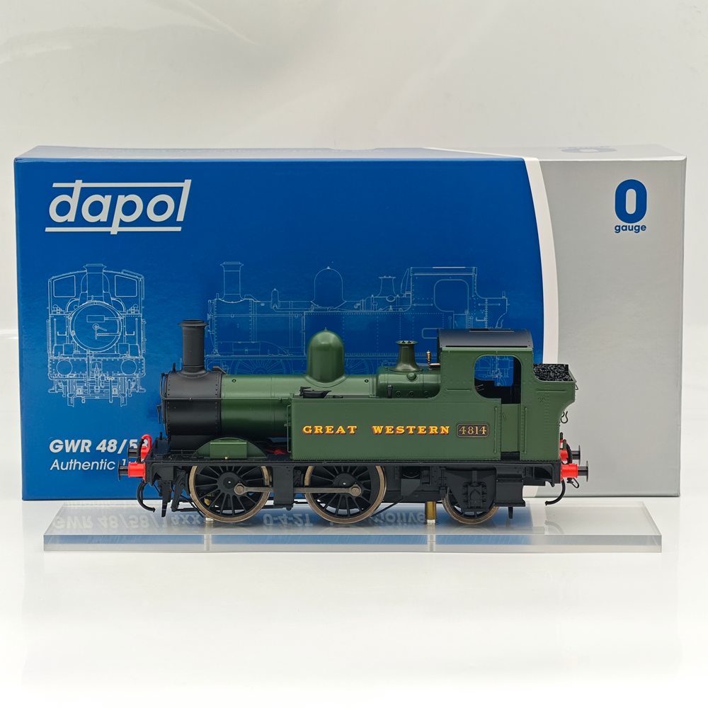 7S-006-003 Dapol 48xx O Gauge - 0-4-2T GWR green 'Great Western' lettering 4814