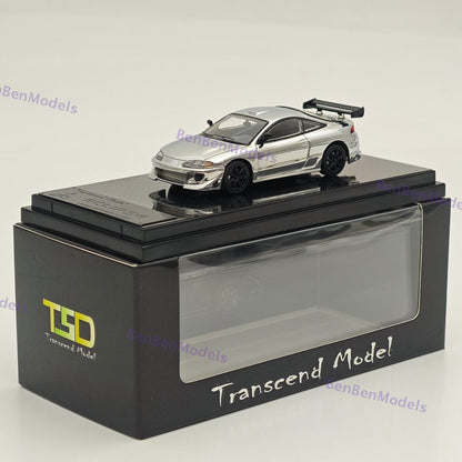 1:64 Transcend Mitsubishi 1995 Eclipse GS FNF Sports Model Diecast Model Car