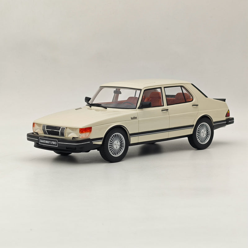 Cult 1/18 SAAB 900 Turbo 4-door 1981 CML099-2 Resin Model Car Collection White